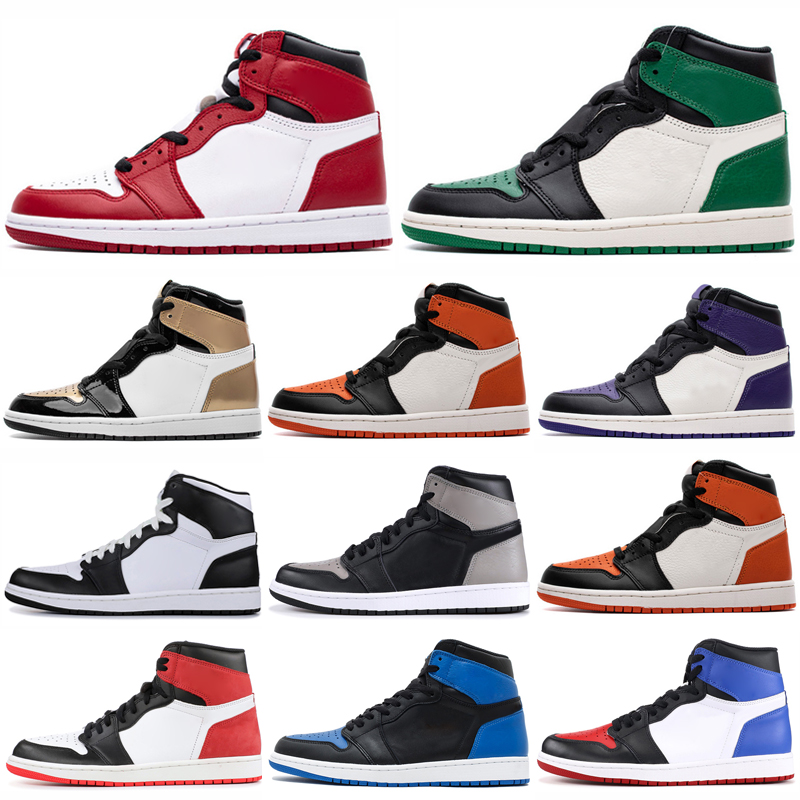 

1 Basketball shoes OG High UNC Mens Homage To Home Royal Blue Men Sport Designer Sneakers Trainers 36-46, Color 7