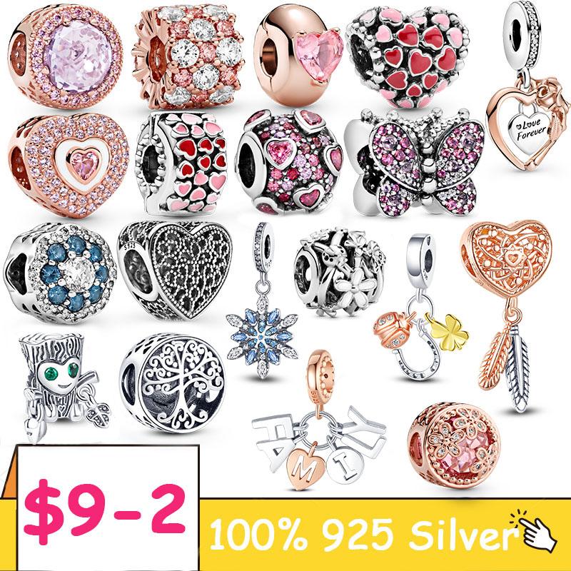 

Other ! Silver Color Daisy Flower Heart CZ Zircon Charm Bead Fit Original Bracelet Bangle For Women Jewelry Gift