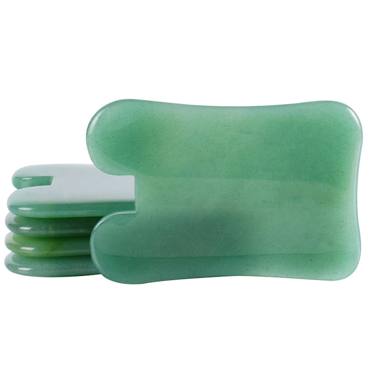 

Dongling Jade Stone Gua Sha Scraping MassageTools - Real Natural Nephrite Jade Gua-sha Board Anti-aging Beauty Therapy for Skin Rejuvenation