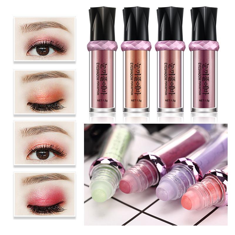 

1Pcs Eyeshadow Bead Walking Powder Mineral Ball Fluorescent Long Lasting Easy To Wear Eye Shadow 12 Color TSLM1, 01