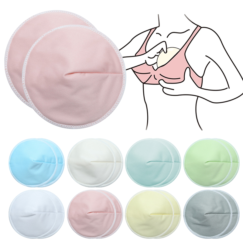 

Soft Bamboo Washable Reusable Nursing Breast Pad Breastfeeding Absorbent Waterproof Stay Dry Cloth Pad Postnatal Supplies