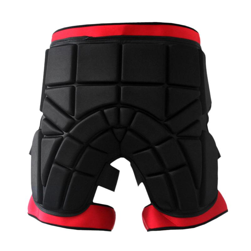 

1.5cm Ski Hip BuPad Roller Skate Snowboarding Padded Shorts Protector, Black s
