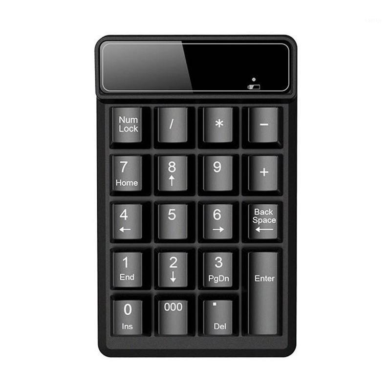 

2.4GHz Numeric Keypad 4.0 Bluetooth USB 19 Keys Number Digital Keyboard for Accounting Teller Laptop Notebook Tablets1
