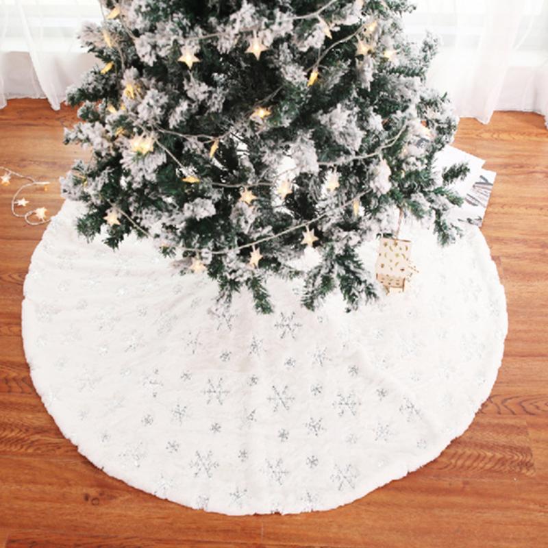 

Home Decoration Cover Handicraft Round Solid Embroidery Festival Christmas Tree Skirt Holiday Practical Stylish Party Atmosphere1