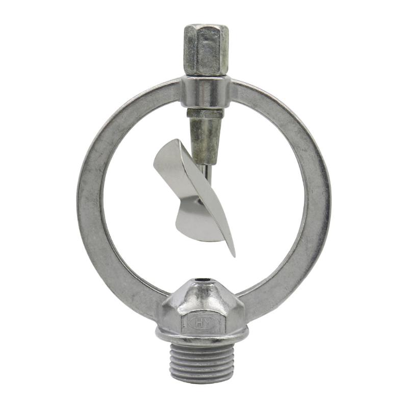 

Zinc Alloy Rotating Watering Sprinkler with 1/2 Inch Male Thread agriculture tools Garden Lawn Irrigation Spray Head 1 Pc, Yellow