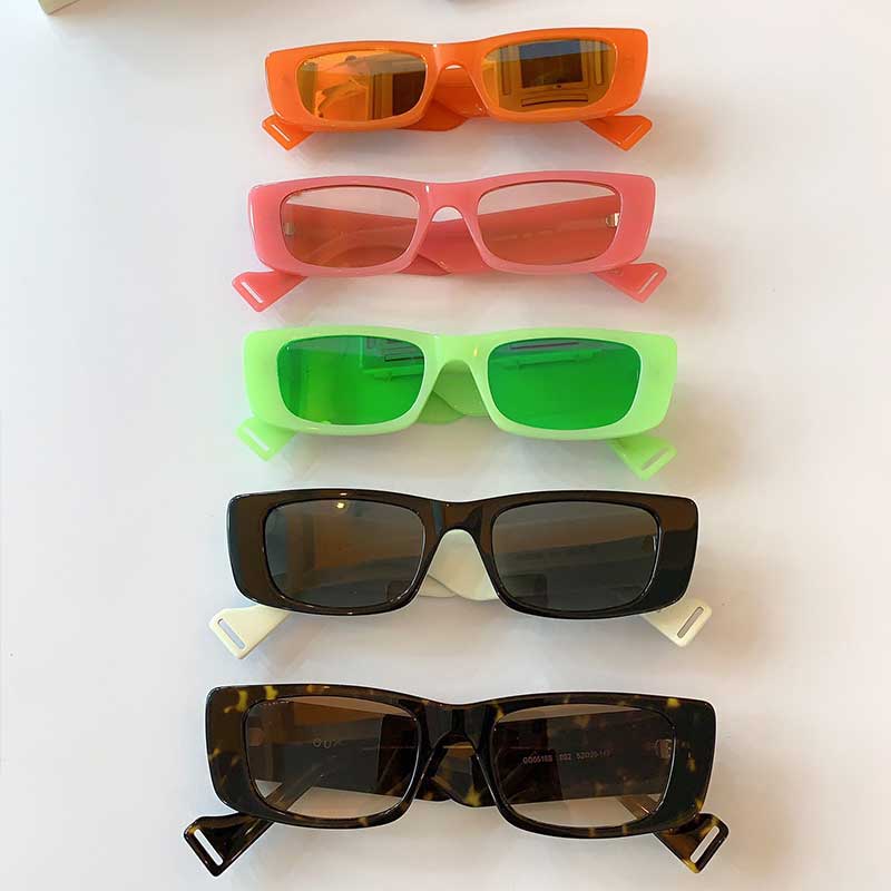 

UV 0516 Sunglasses Square Women For Protection 002 Special 0516S Men Vintage Small Designer Frame Women Sunglasses Unisex New High Qual Jspm, White;black