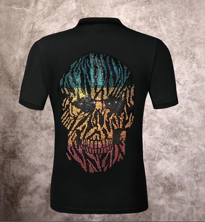 

Solid 2020 High-quality Top T-shirts for Men Business Marks Diamonds Men's Shirt Cotton Brand Clothes P3mb, The picture shown