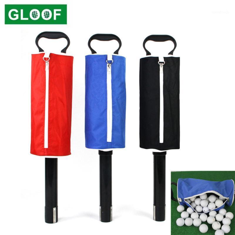

Portable Golf Ball Picker Pick-Up Bag Retriever Pocket Scooping Device Storage Bag Zipper Golf Ball Pick Up1