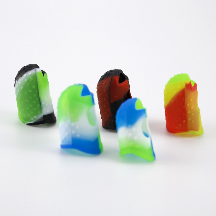 

Smoking Silicone Finger Sleeve Set Rubber Cover Caps Anti High Temperature Combination Index and Thumb Protectors for Vape