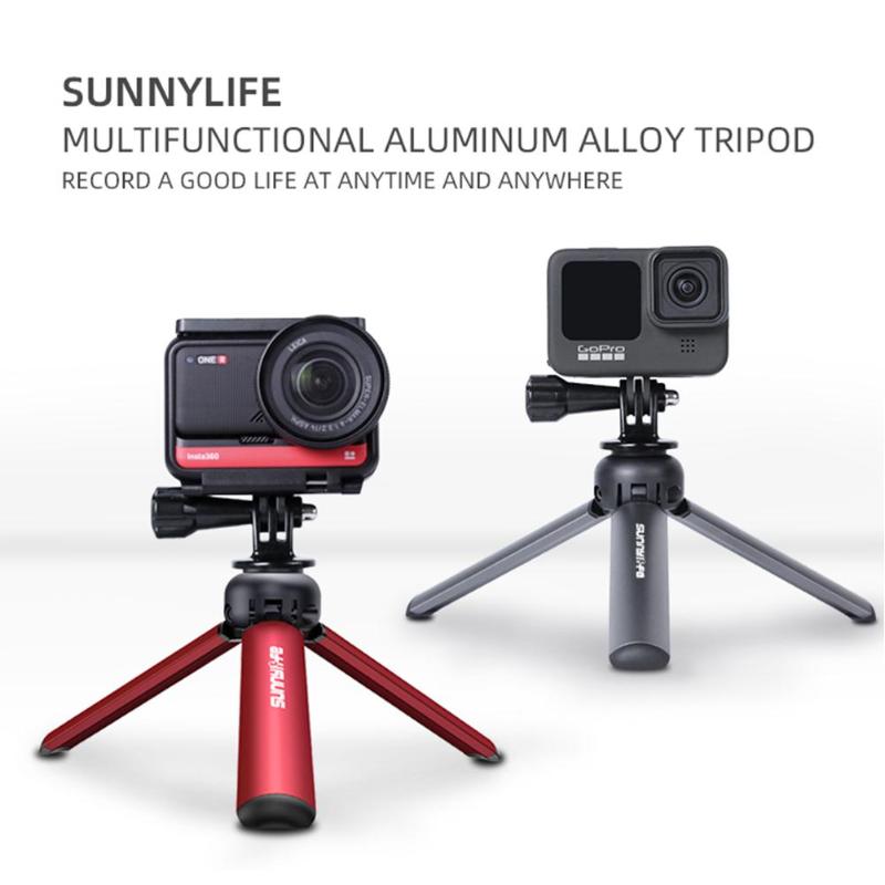 

acekool Mini Tripod Aluminum Desktop Bracket Sports Camera Accessory for 9 Lingmo OM4 Tripod For OSMO Action r57