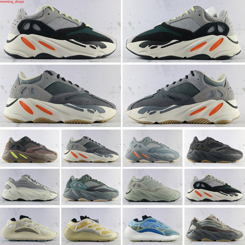 

2021 New Kanye 700 V3 Mens Sports Shoes West V2 Azael Alvah Tephra Utility Black Wave Runner MNVN Orange Bone Womens Designer Sports Shoes, Color 6