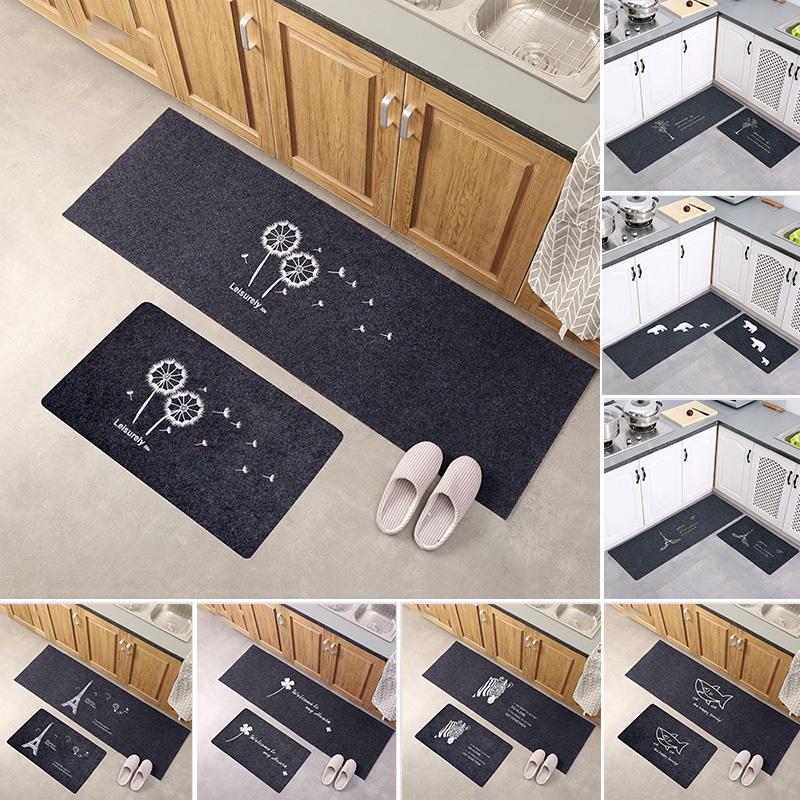 

Long Kitchen Mat Bath Carpet Floor Mat Home Entrance Doormat Tapete Absorbent Bedroom Living Room Floor Mats Modern Kitchen Rug
