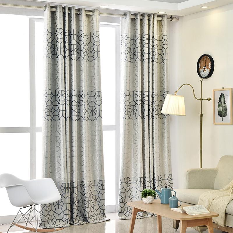 

New Cationic Jacquard Thick Curtains Window Treatments Double-sided Curtain Finished Living Room Bedroom Water Cube Drapes, Burgundy