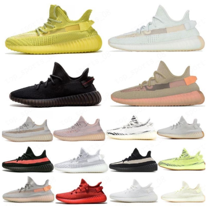 

2020 New High quality Kanye West Abez Cinder Tail Light Running Shoes Earth Desert Sage Zyon 3M Static Reflective Israfil Men Sport Shoes