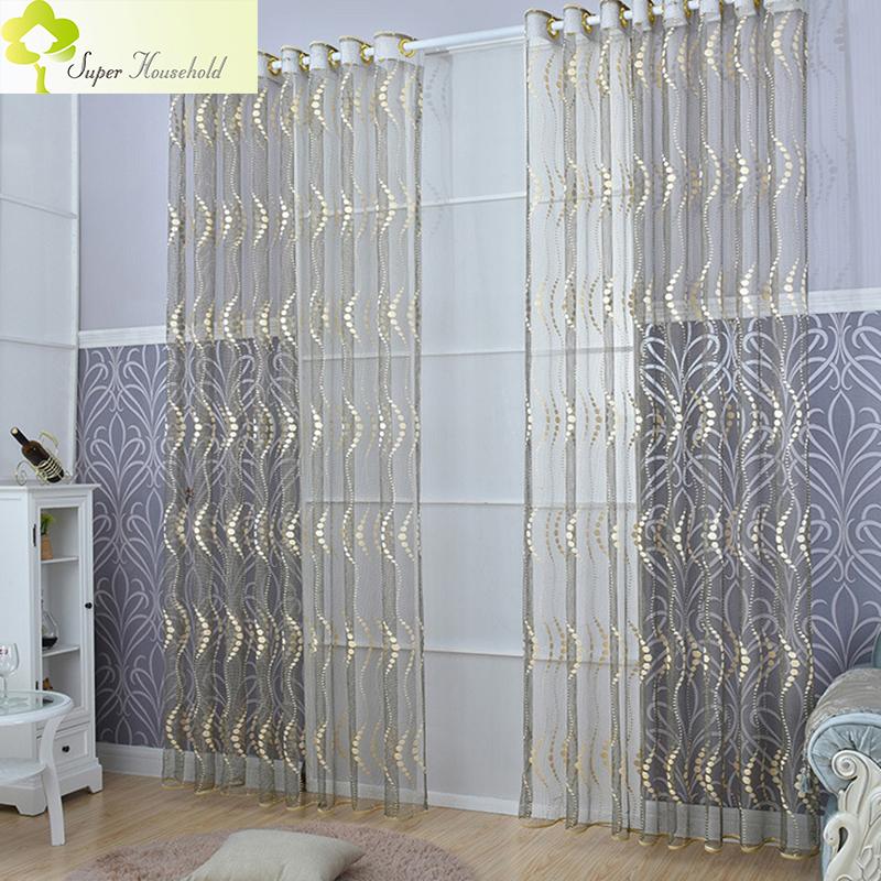 

Curtains Hot Sale New Arrival Built-in Modern Lace Hollow For Tulle Window Sheer Curtain Bedroom Yarn Cortinas For Blinds, Photo color