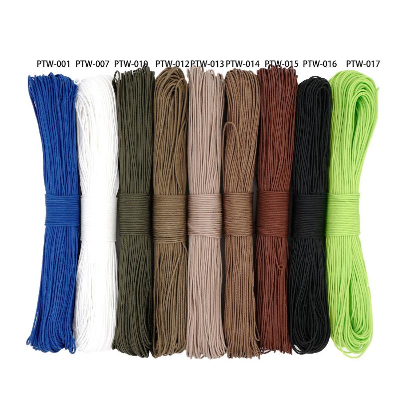 

New Mil Spec Type I 3 Strand Core 300 feet (100m) Outdoor Survival Parachute Cord Lanyard Paracord 2mm Diameter Micro Cord