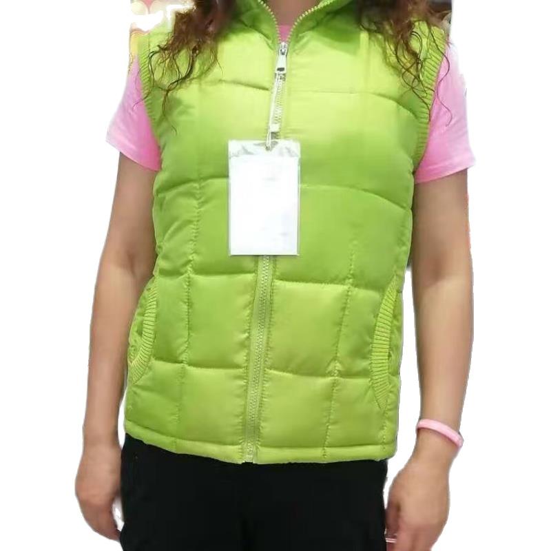 

Vest Women Winter Women' Stand Collar Lightweight Padded Zip Vest Quilted Gilet plus size 5XL chalecos para mujer, Black