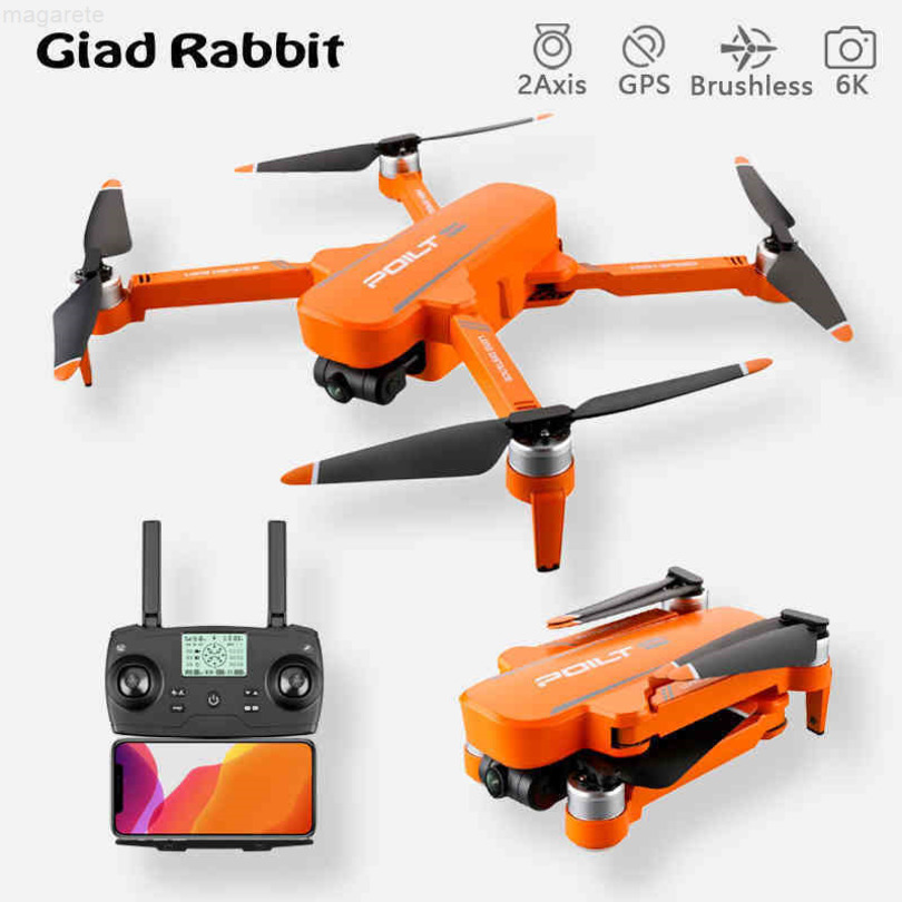 

Jjrc-dron x17 professional GPS, HD camera 4K 6K 1080p, four in one FPV, photography, 5g, WiFi, 2-axis, universal joint, brushless, Orange 1 battery
