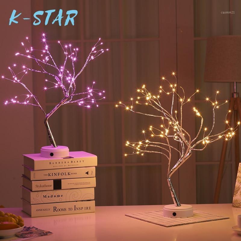 

K-STAR Led Creative Christmas Tree Lights Pearl Tree Lights Touch Screen Bedroom Gift Decoration1