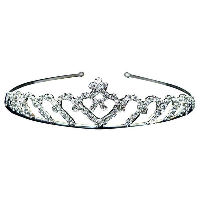 

XIUFEN Women Hair Accessory Alloy Rhinestone Hair Band Bride Wedding Accessory Flower Crown Decoration