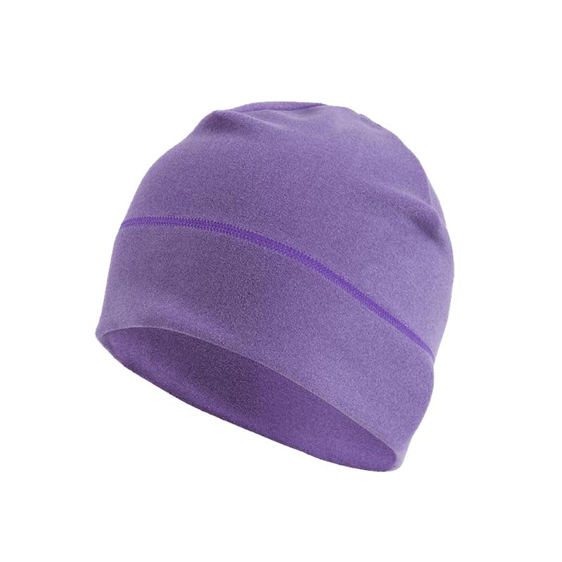 

Beanies Women Men Dome Sweat Absorption Elastic Winter Warm Solid Windproof Outdoor Sports Thermal Running Hat Hiking Cycling