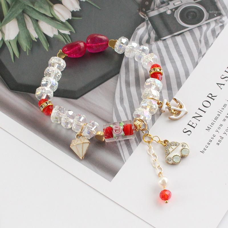 

Charm Bracelets CHENFAN Handmade Japanese And Korean Style Fresh Simple Summer Beach Womens Bracelet Shell Beads For Women Gift1