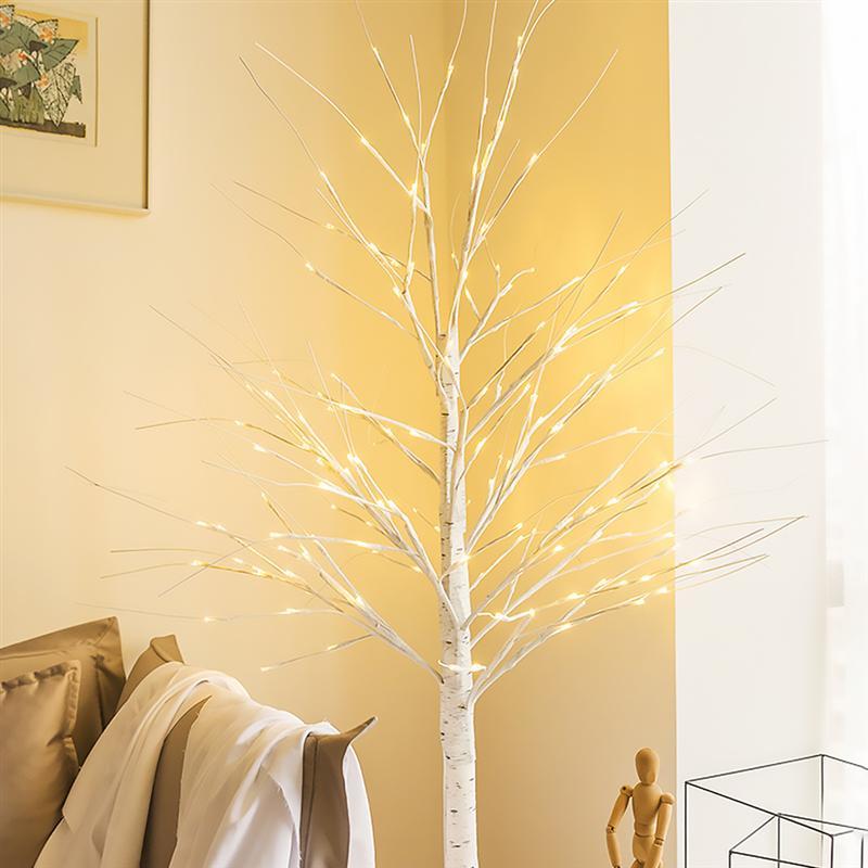 

90cm Height LED Birch Tree Light Creative Christmas Tree Luminous Lamps New Year Lights Decorative Lamp Home Landscape Decor