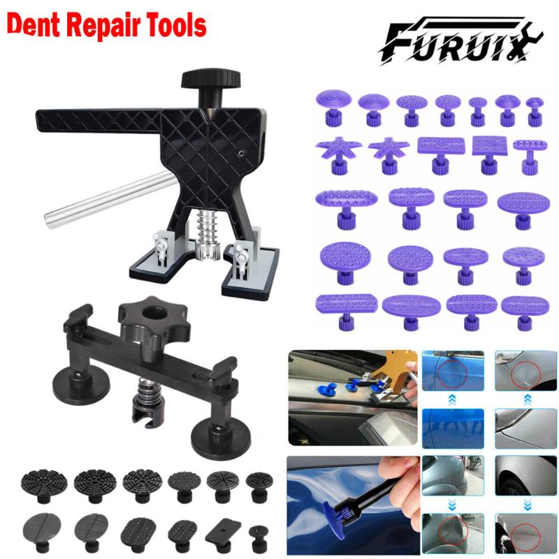 

Furuix REPAIR TOOLS Car Auto Body Slide Paintless Dent Repair Tools Puller Lifter Removal Tool Kit