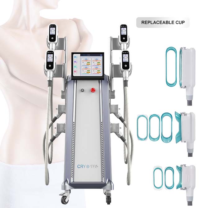 

Slimming Machine Wholesale 6 EVM air pressure control output 1000W freeze stomach fat equipment with OEM ODM service