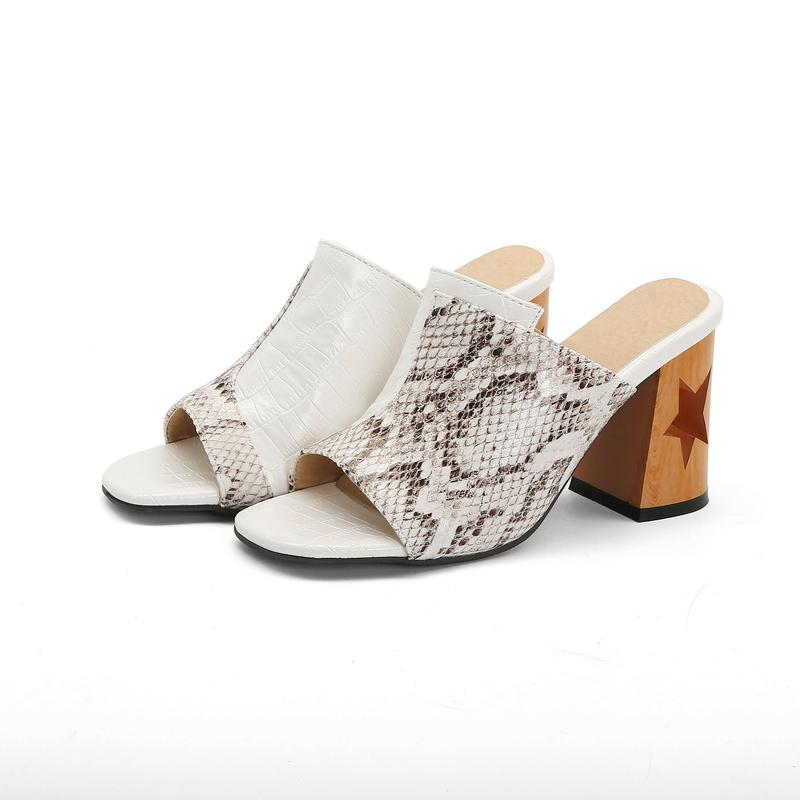 

Spring 2020 New Comfortable Wild Roman Style High Heels, Black