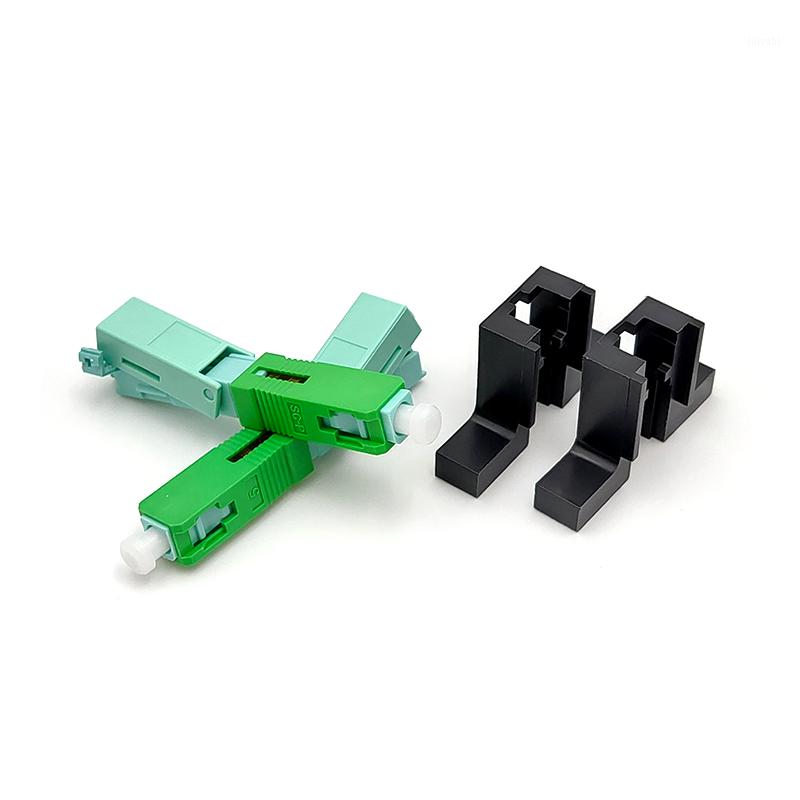 

Fiber Optic Fast Connector FTTH SC APC Single Mode Fiber Optic Adapter SC UPC FTTH Connector Field Assembly1