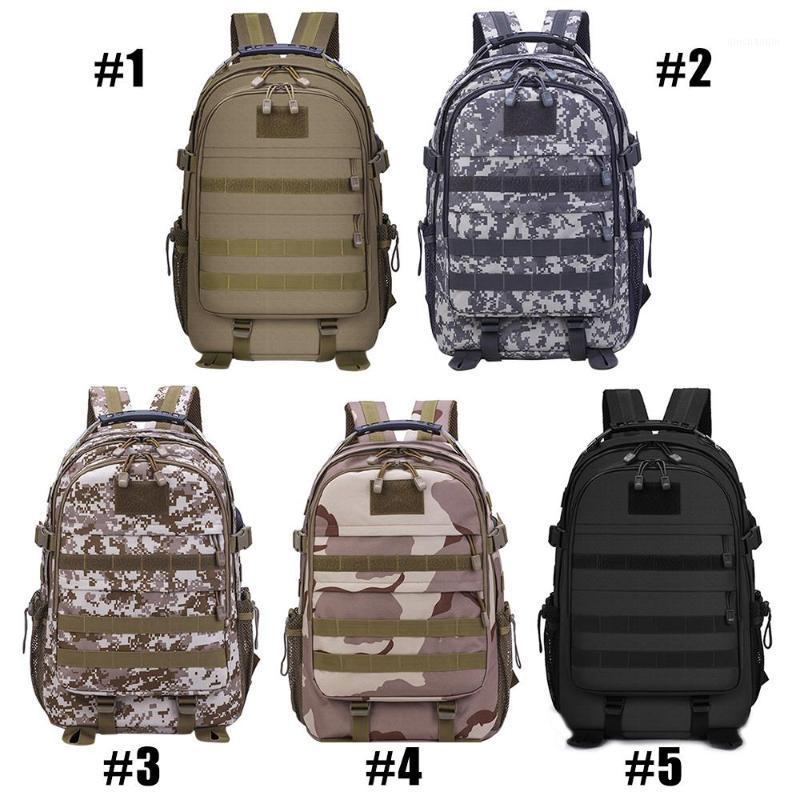

Portable Polyester 6.5cm Unisex Bag Mountaineering Backpack Travel Bag Lightweight Outdoors Field Pack Cycling Camping Durable1, Black
