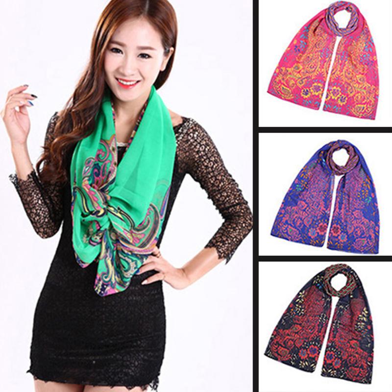 

Sexy Fashion Womens Lady Chiffon Soft Scarves Long Wraps Shawl Beach Scarf