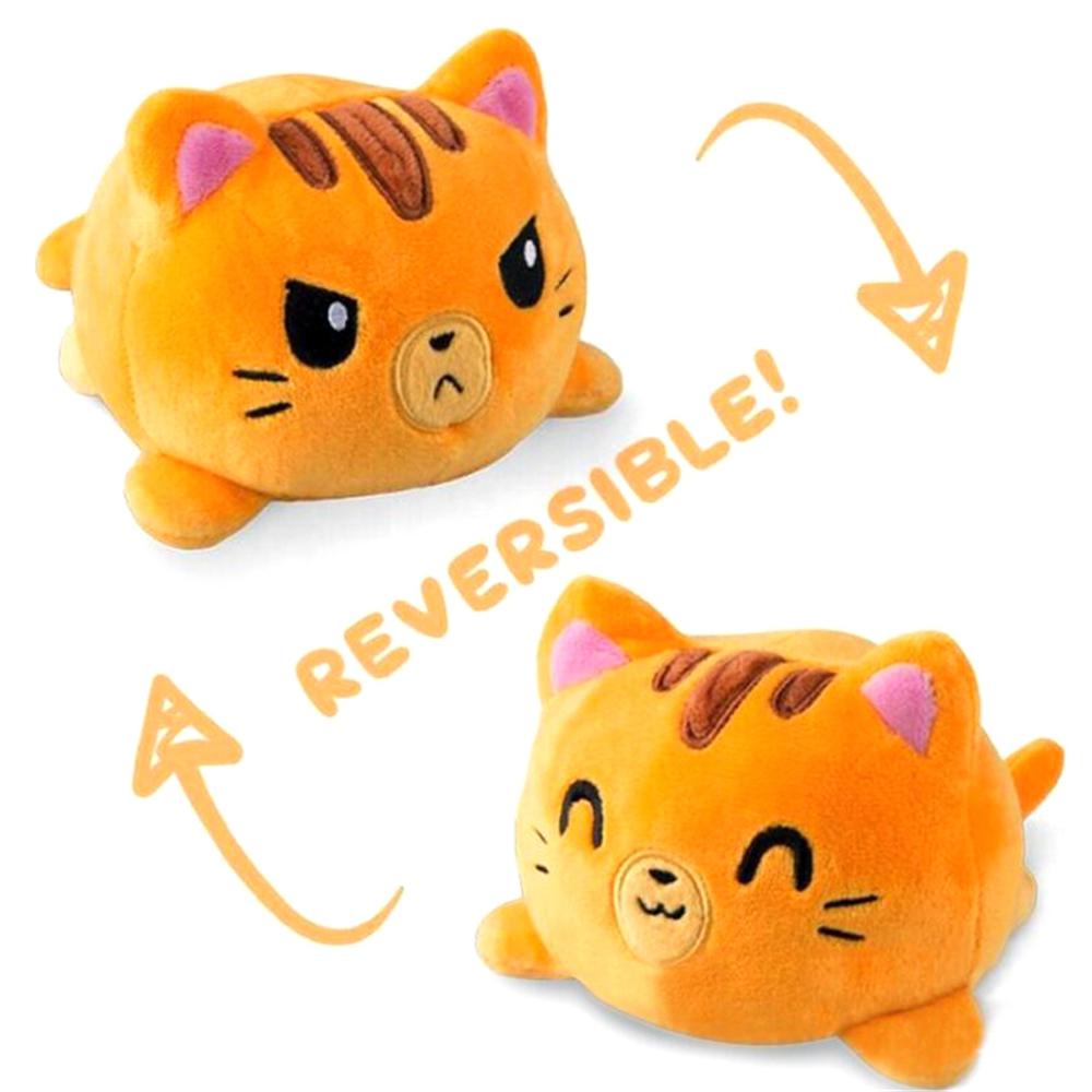 

DHL Delivery Reversible Cat Gato Kids Soft Gift Plushie octopus Plush Animals Double-Sided Flip Doll Cute Toys Peluches For Pulpos Kid Girl