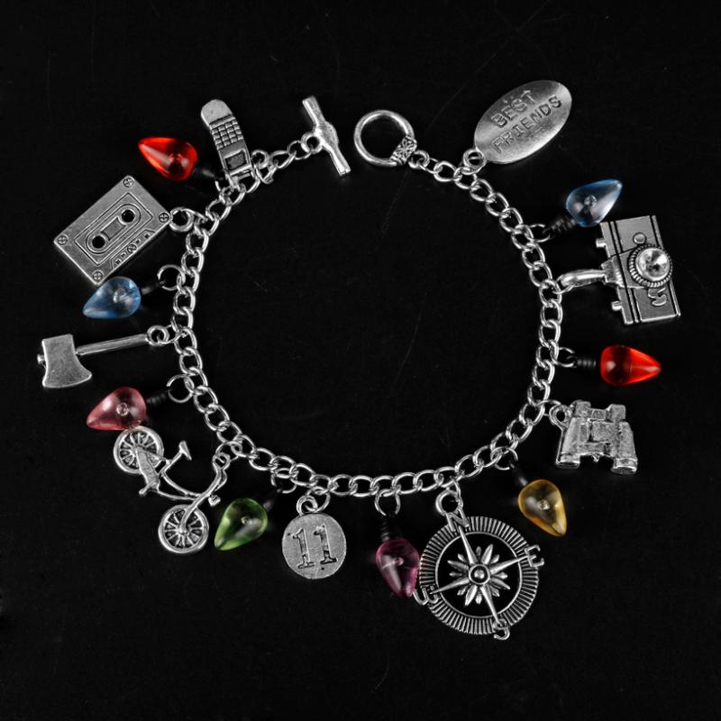 

dongsheng Fashion Light Bulbs Stranger Thing Bracelet Women Tape Phone Camera Tentacle Monster Bangle Bracelet Wristband Gift-25