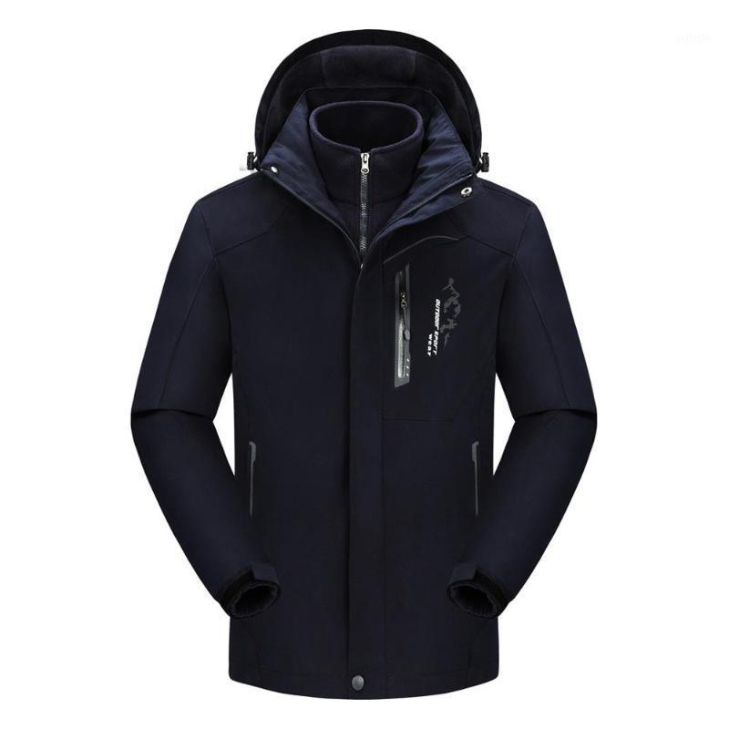 

Men's Fashion Waterproof windbreaker Hoodie Detachable Breathable Sport Outdoor Hiking Windproof Coat Plus Size Black Jackets1