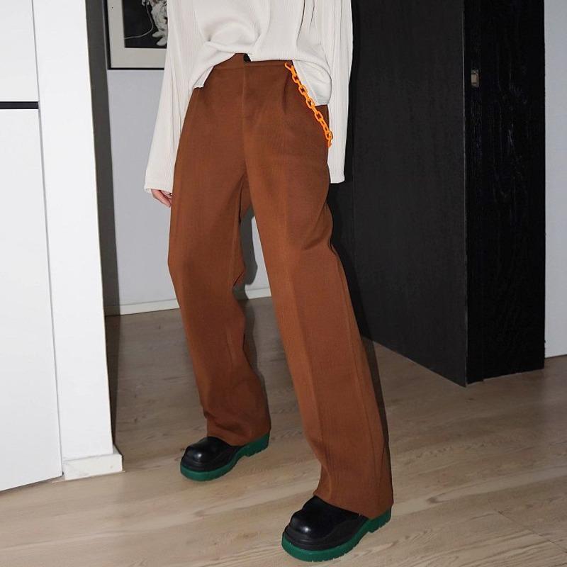 

Neploha Men's Thicken Warm Nylon Pants 2020 Winter New Korean Streetwear Woolen Pants Casual Oversize Streetwear Trousers, Black