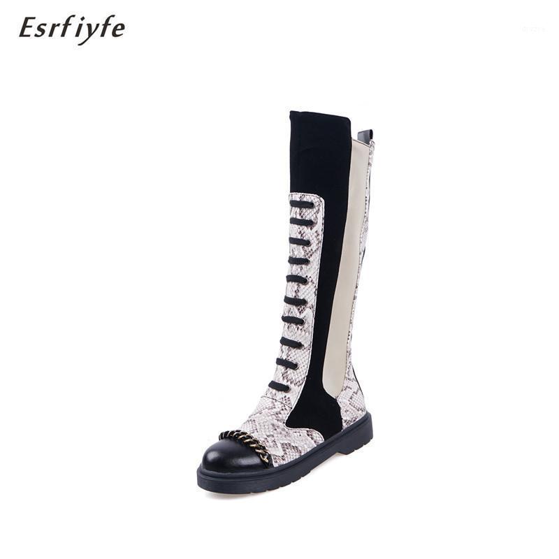 

ESRFIYFE 2020 New 11.11 Knee High Winter Fur Boots Women Long Boots Soft Leather Zipper Women Thigh High Winter Warm Shoes1, Brown
