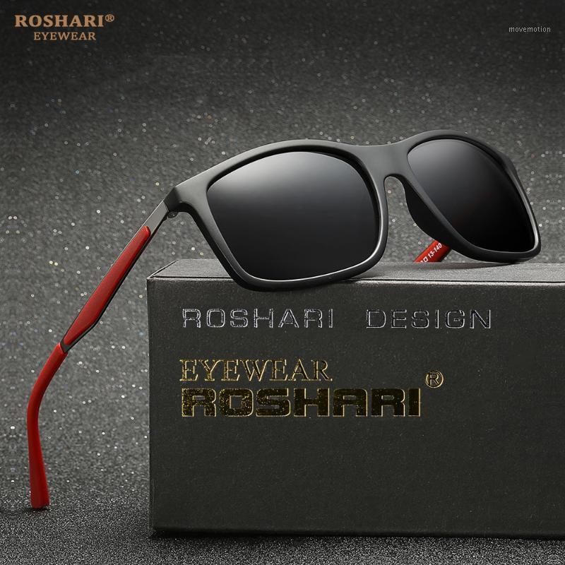 

ROSHARI Polarized Sunglasses TR90 Fashion Retro Sun Glasses For Men Women1