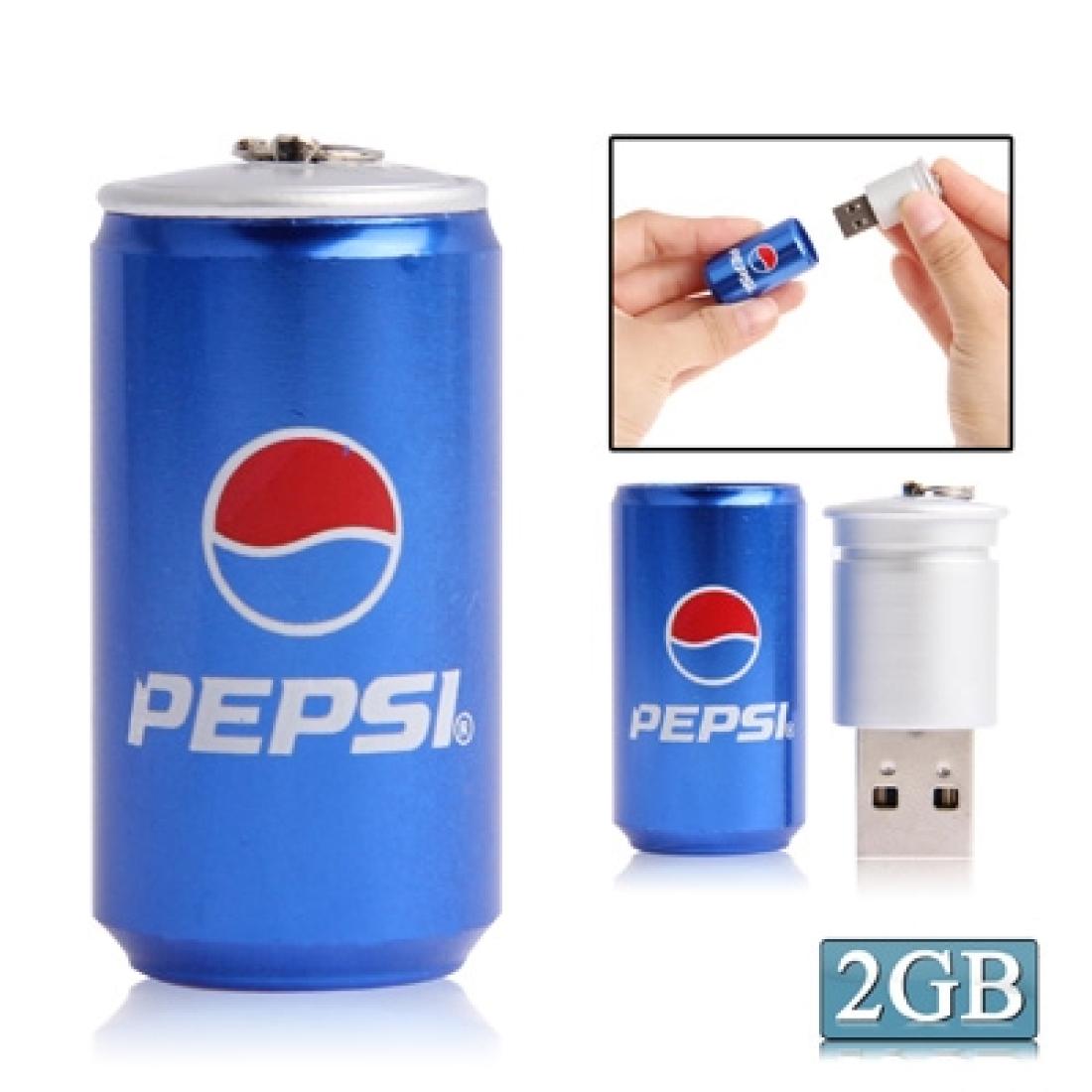 

Novelty Design PEPSI Cans Shape Aluminum Material USB Flash Disk