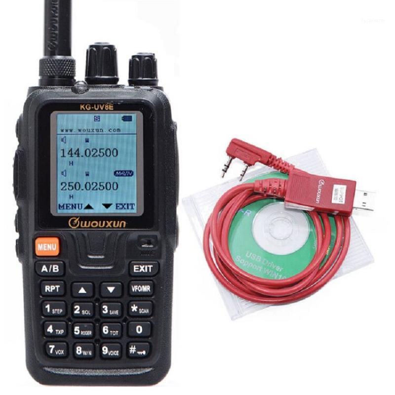 

Wouxun KG-UV8E Tri-Band 136-174/220-260/400-520MHz Duplex Cross Band 999 Channels Multi functional DTMF Walkie Talkie1