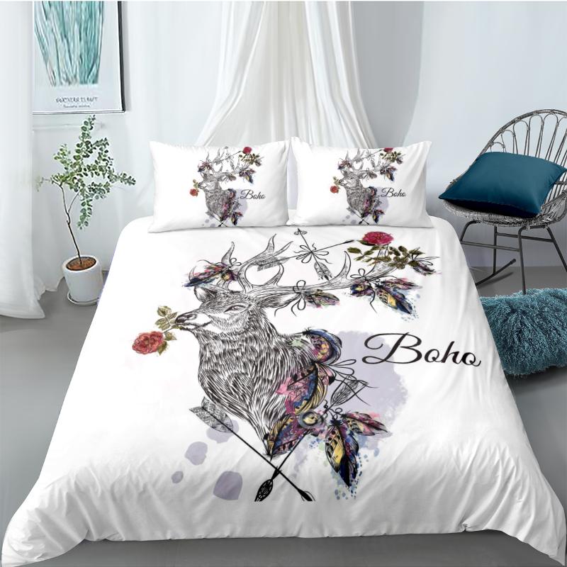 

3D Design Duvet Cover Set Bedding Sets Quilt Covers Pillow Cases 173*230 230*230 265*230 180*210 Animal Deer Custom Home Texitle, Nyy300