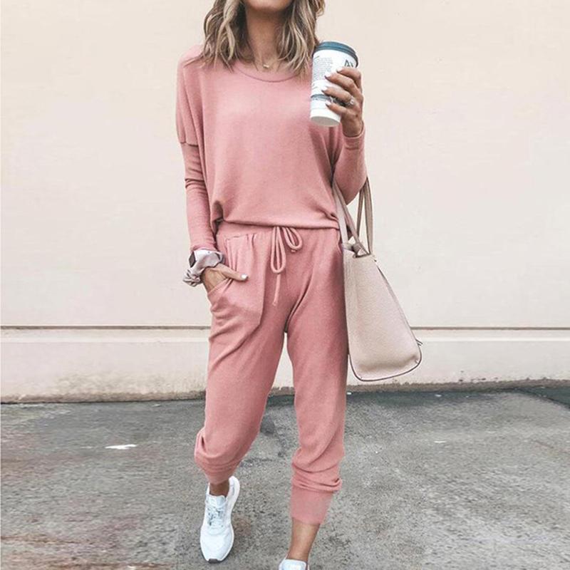 

Women' Sportswear Set Sweatshirt +long Pants Yoga Suit Jogging Clothes Gym Workout Fitness Training Yoga Sports Suit1, Black