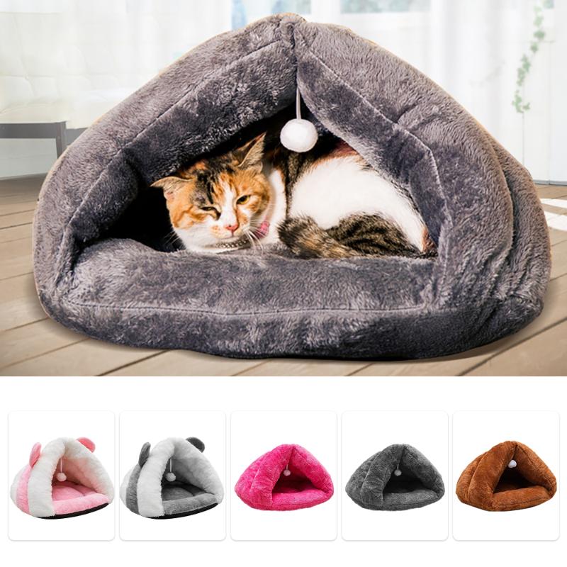 

Pet Dog Cat Bed Indoor Cat House Warm Nest Kennel for Small Cats Dogs Cave Cute Cozy Bed Sleeping Mats Winter Pet Products