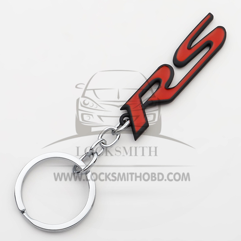 

3D RS Keychain Key Chain Metal RS Keychain Fob Ring Keychain for Camaro Chevrolet GM