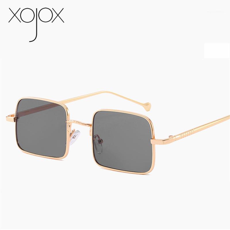 

XojoX Vintage Square Sunglasses Men Women Metal Frame Samll Sun Glasses Brand Design Ladies Retro Fashion Eyewear UV400 Goggles1