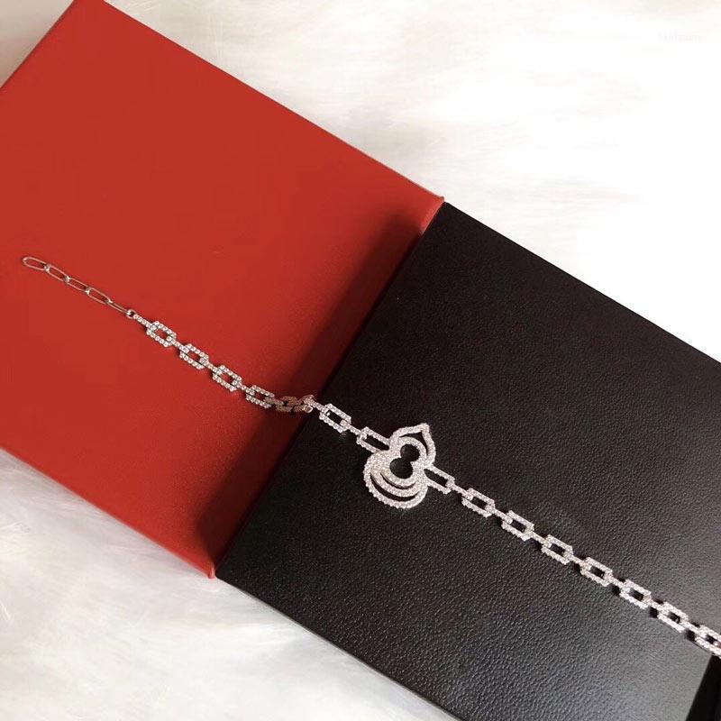 

Charm Bracelets Bracelet Gourd Jewelry 925 Sterling Silver Women Wedding High Christmas Party Gift11