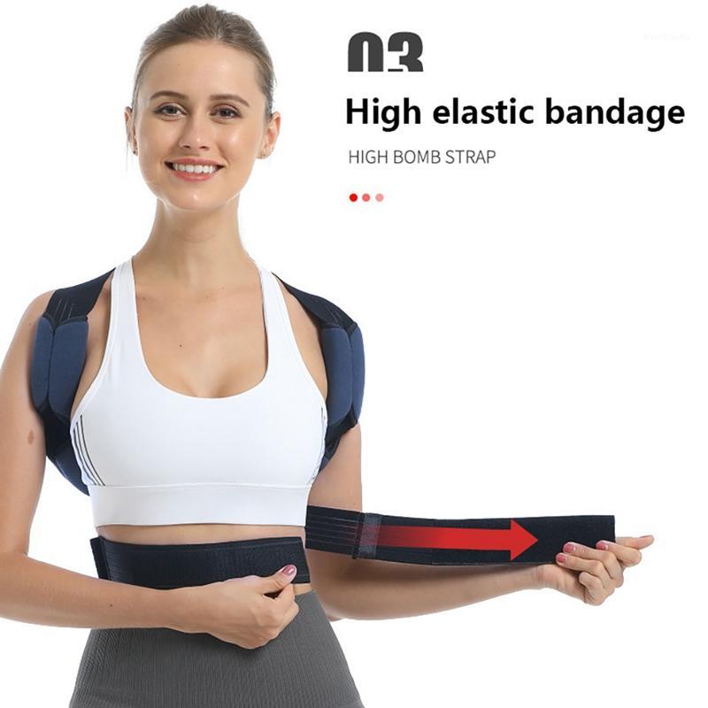 

Durable Brace Support Belt Adjustable Back Posture Corrector Clavicle Spine Back Shoulder Lumbar Posture Correction Support Belt1, Black