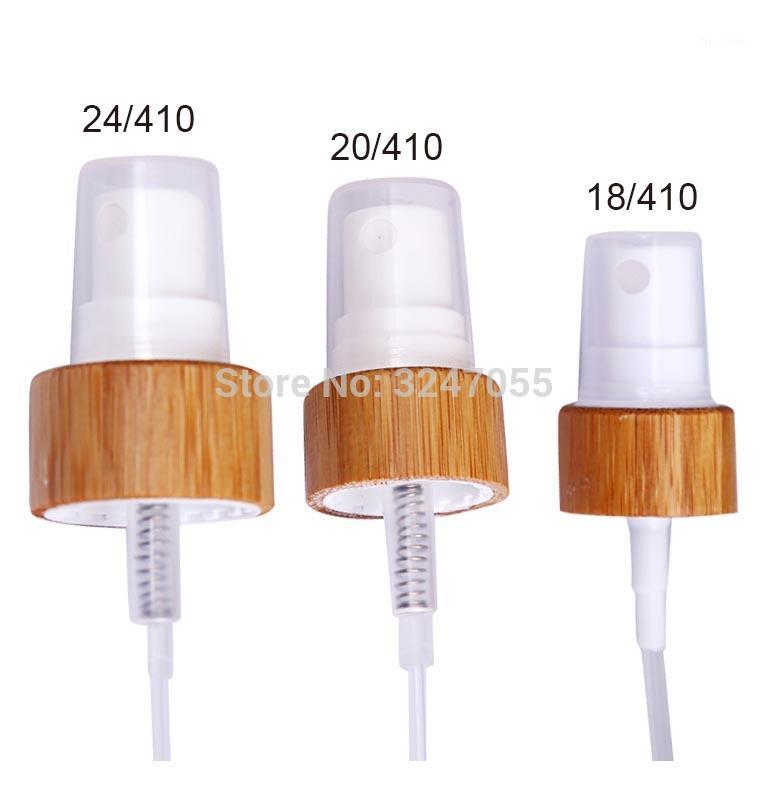 

50/100pcs 24/410 Cosmetic White Bamboo Spray Nozzle,Natural Bamoo Mist Sprayer for Cosmetic Bottle,Bamboo PerfumeNozzle1