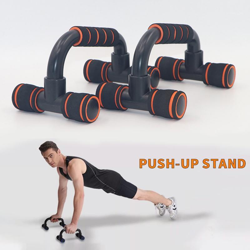 

2 PCS H I-S haped Push up Stand Bar Abdominal Bracket Chest Exercises Fitness Equipment Crossfit Foam Hand Grip Muscle Trainer1